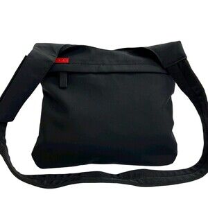 PRADA Prada Sport Logo Tessuto Nylon Shoulder Bag/Messenger Bag, Black, 20448